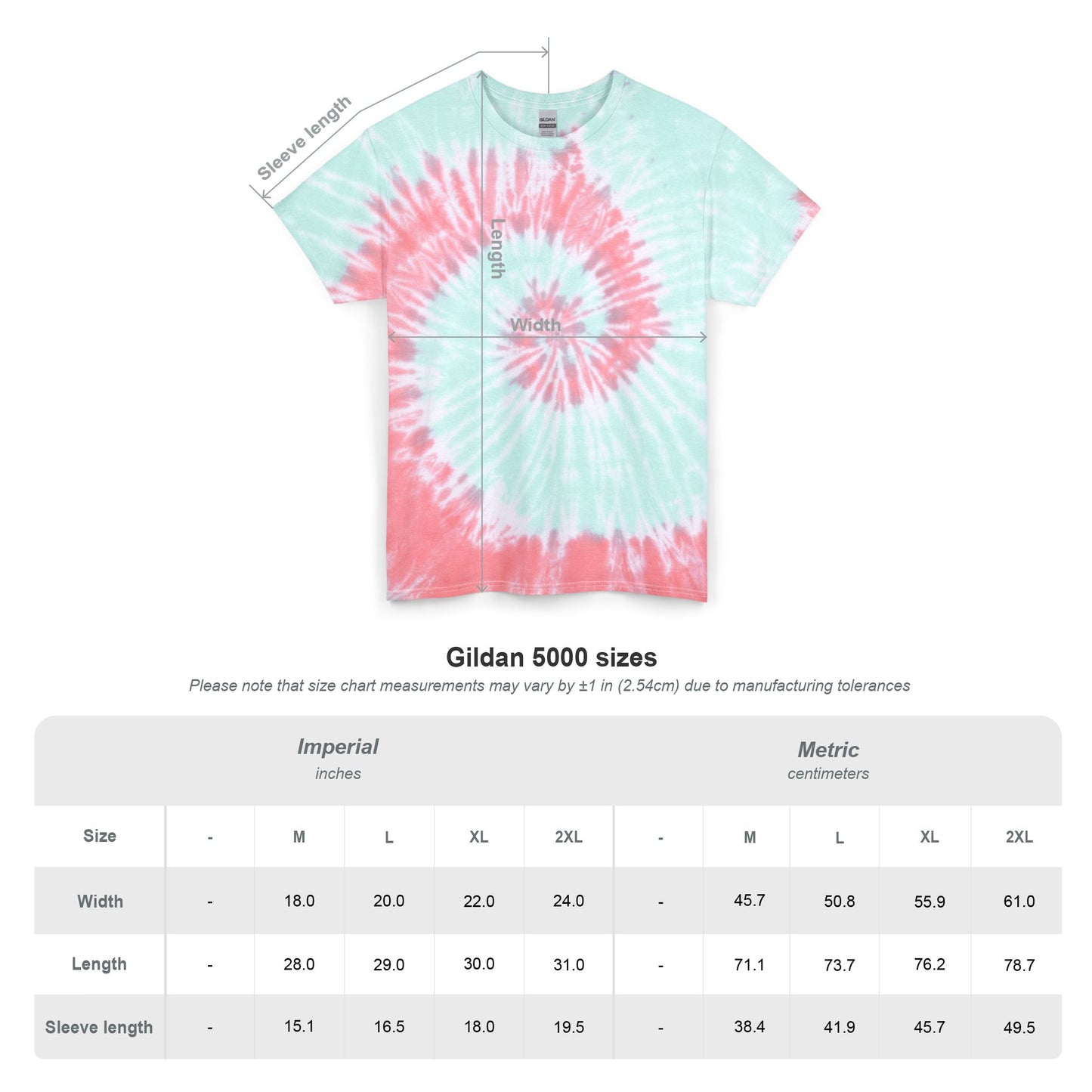Mochi Cat Graphic T-Shirt - Rainbow Tie Dye