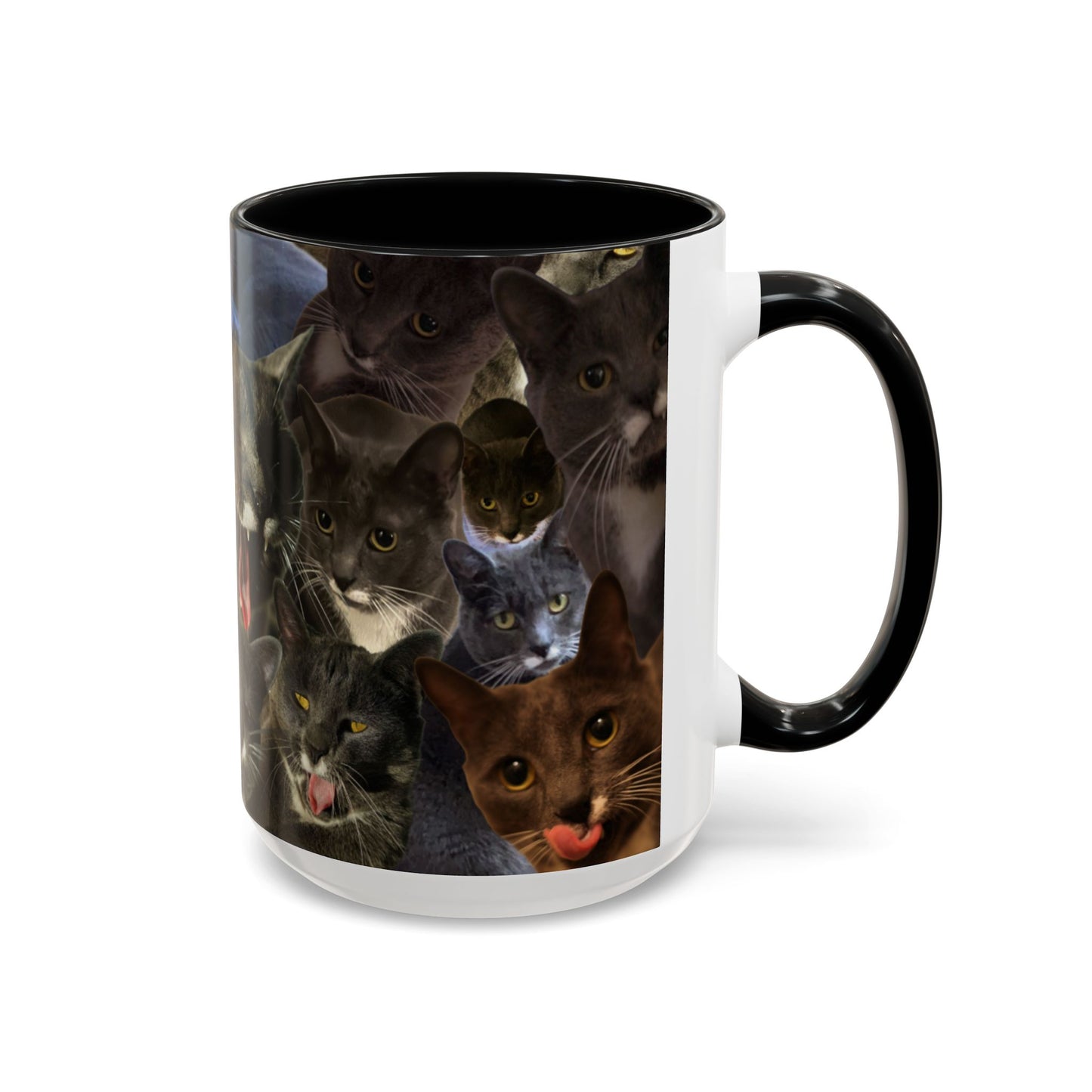 Mochi Cat Collage Mug Large (15oz)