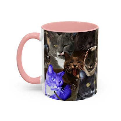 Mochi Cat Collage Mug Small (11oz)