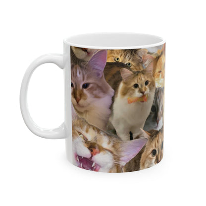 Buttercup Collage Ceramic Mug — Small (11oz)