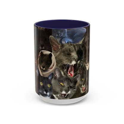 Mochi Cat Collage Mug Large (15oz)