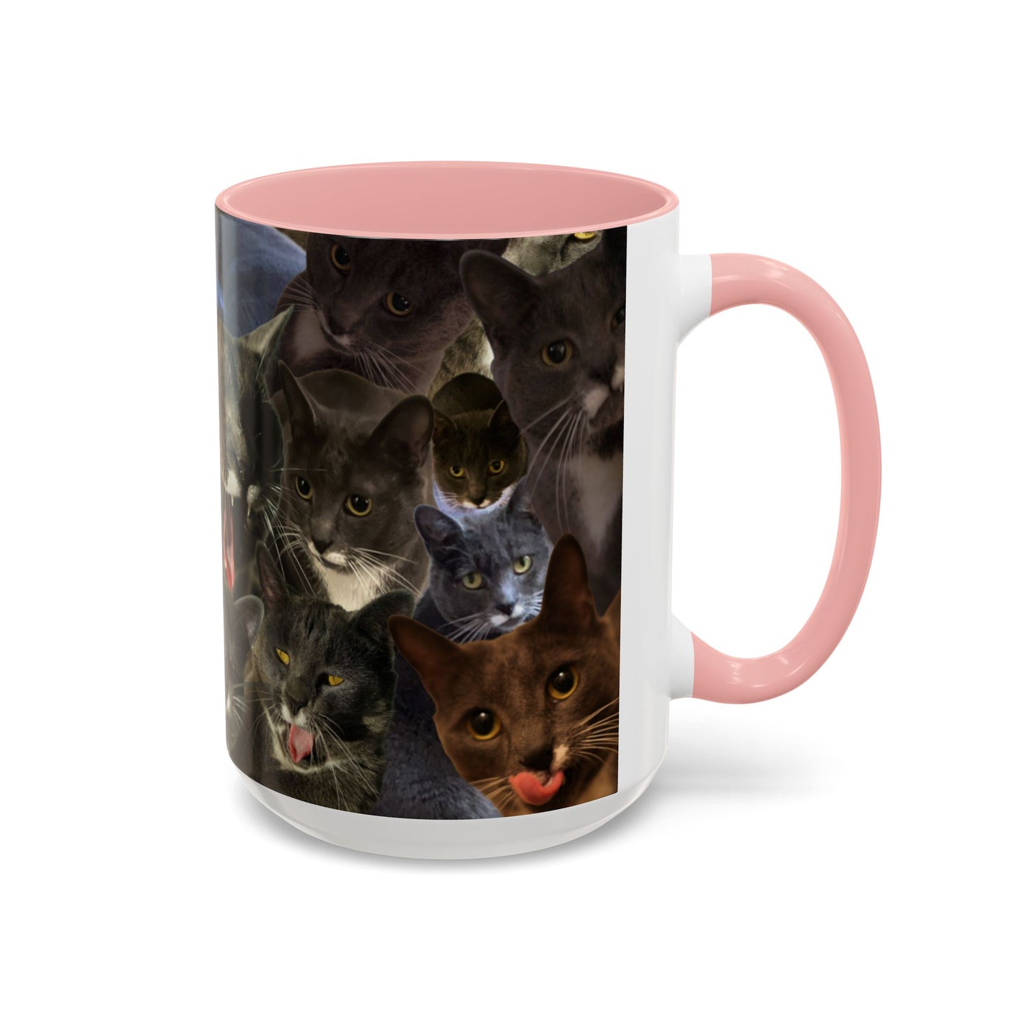 Mochi Cat Collage Mug Large (15oz)