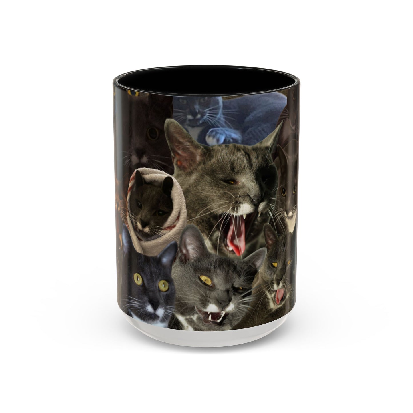 Mochi Cat Collage Mug Large (15oz)