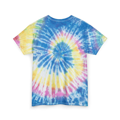 Mochi Cat Graphic T-Shirt - Rainbow Tie Dye