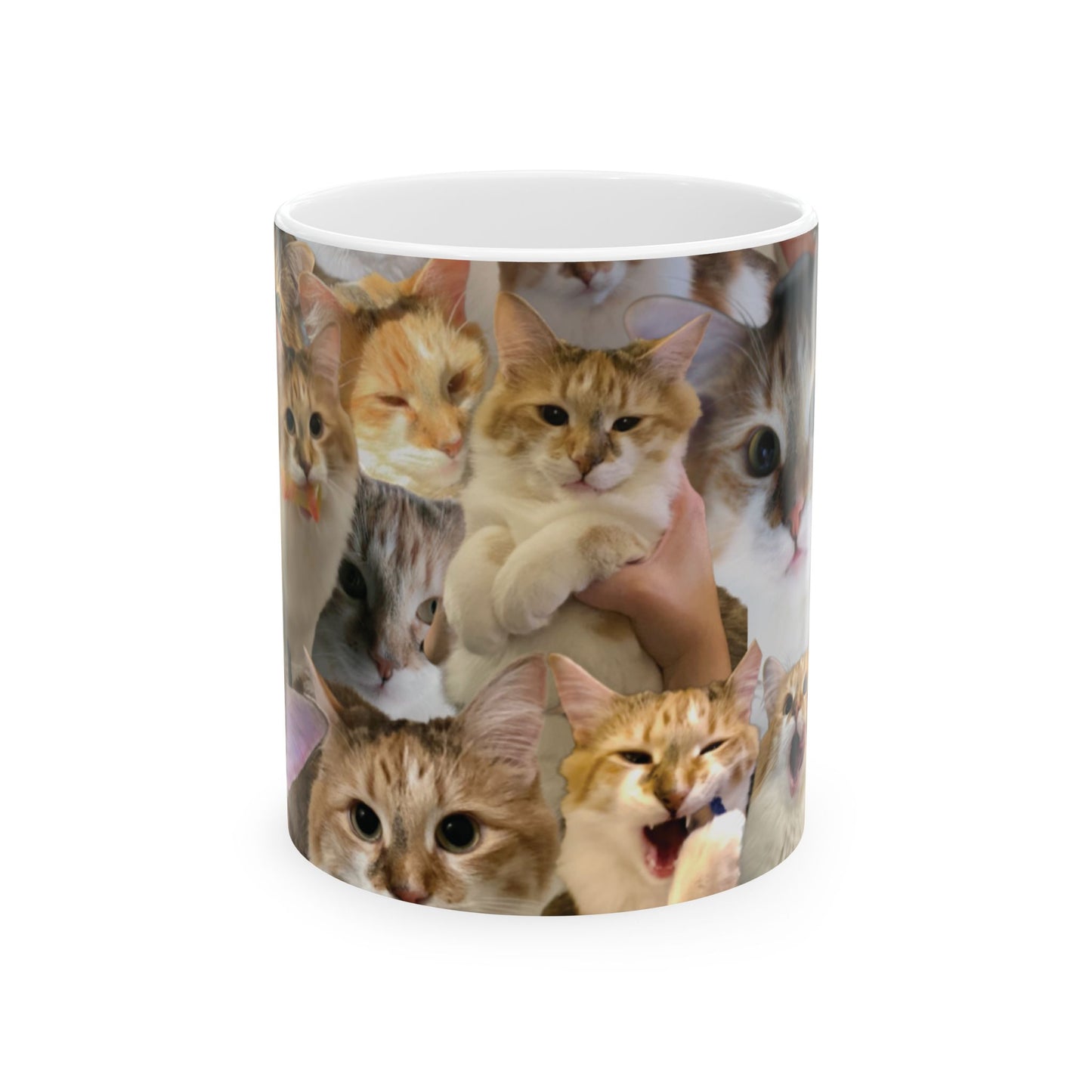 Buttercup Collage Ceramic Mug — Small (11oz)
