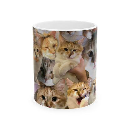 Buttercup Collage Ceramic Mug — Small (11oz)
