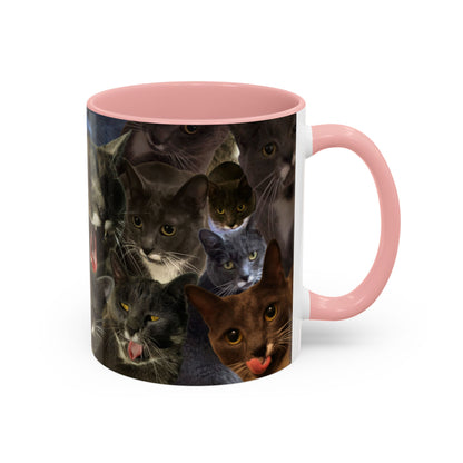 Mochi Cat Collage Mug Small (11oz)