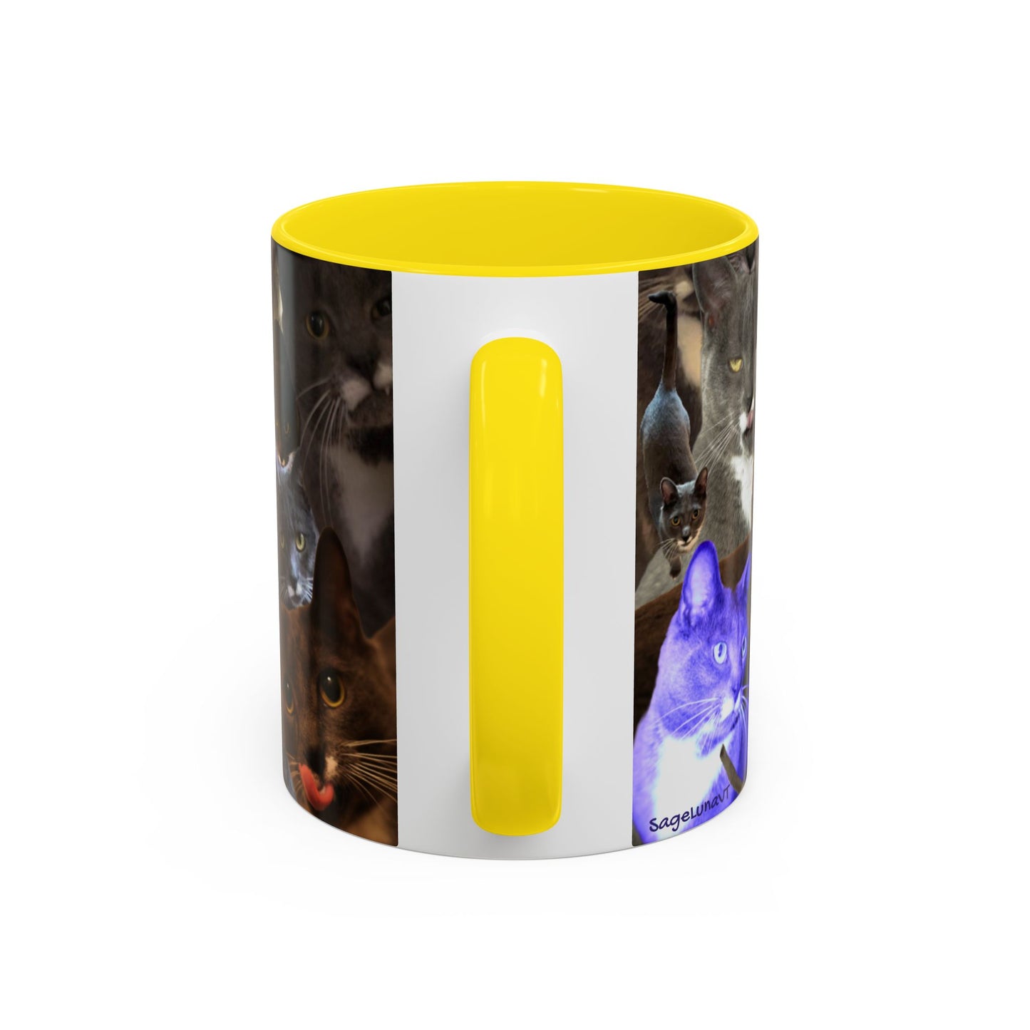 Mochi Cat Collage Mug Small (11oz)