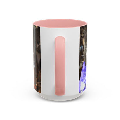 Mochi Cat Collage Mug Large (15oz)