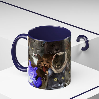 Mochi Cat Collage Mug Small (11oz)