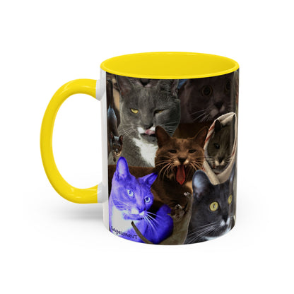 Mochi Cat Collage Mug Small (11oz)