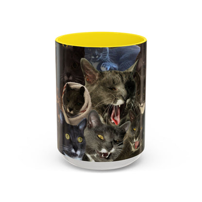 Mochi Cat Collage Mug Large (15oz)