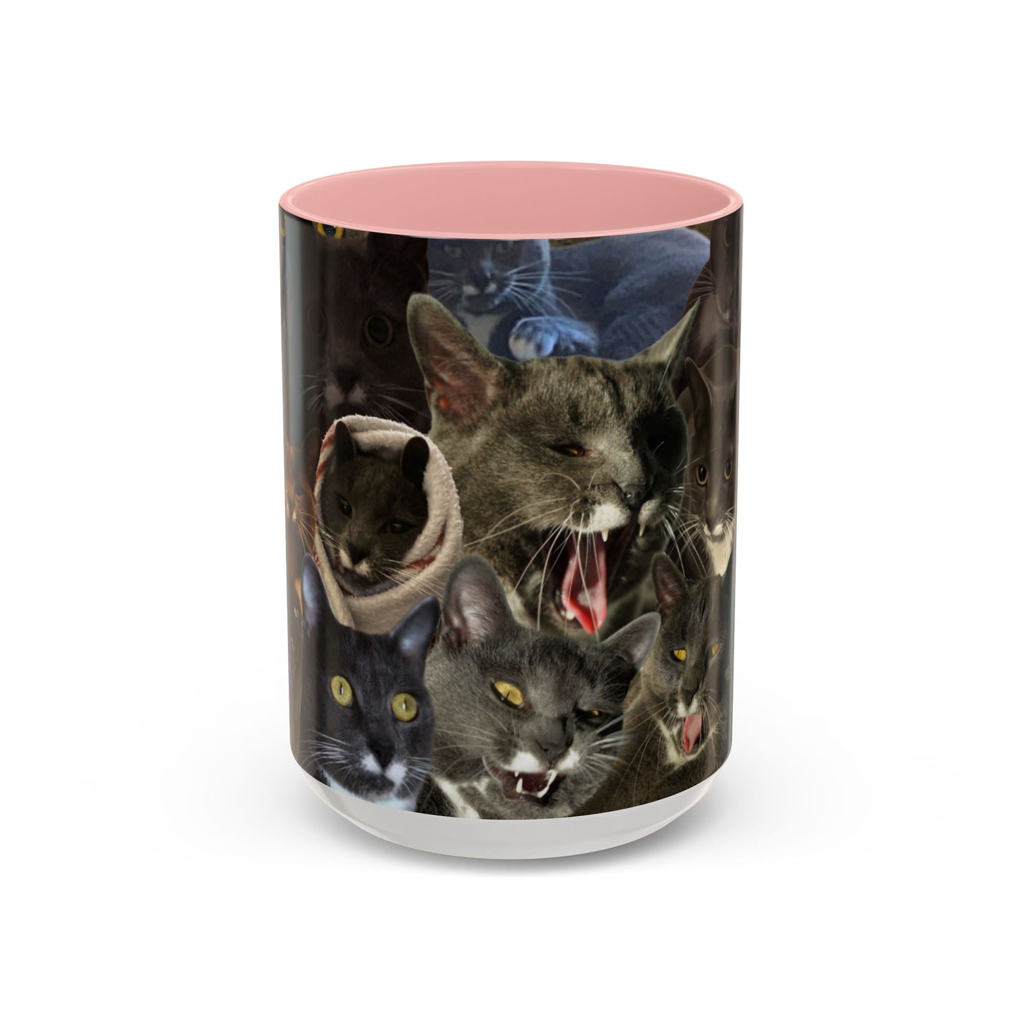 Mochi Cat Collage Mug Large (15oz)
