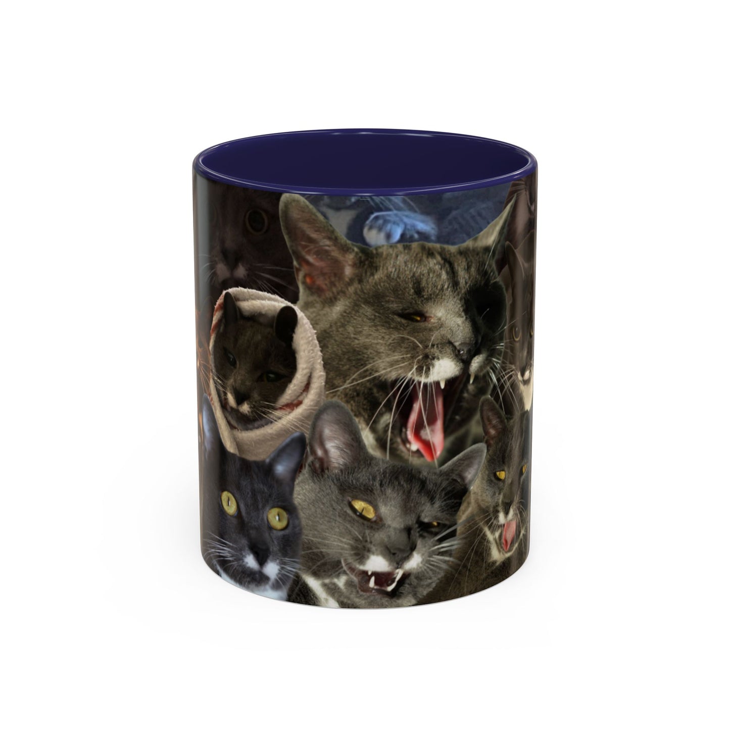 Mochi Cat Collage Mug Small (11oz)