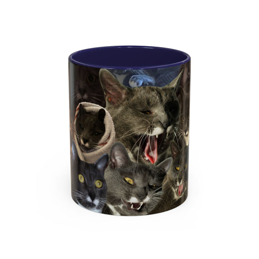 Mochi Cat Collage Mug Small (11oz)